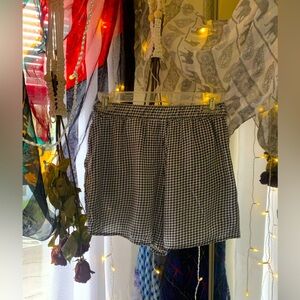 small, light, airy, picnic pattern shorts